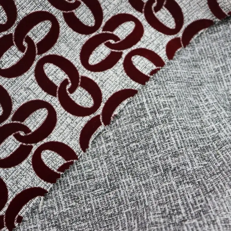 High quality polyester flock for sofa upholstery fabric