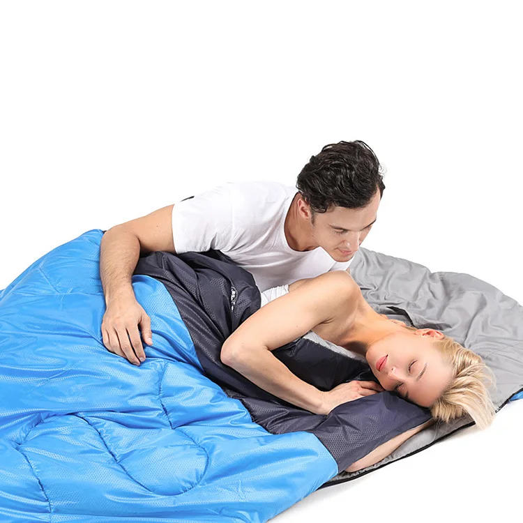 
Double People Couple Winter High Quality Lightweight Printed Sleeping Bag For Outdoor Camping 