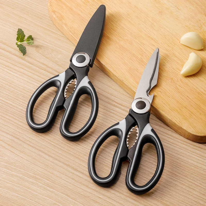 Stainless Steel Multifunctional Food Scissors Power Kitchen Scissors  Bone Shears