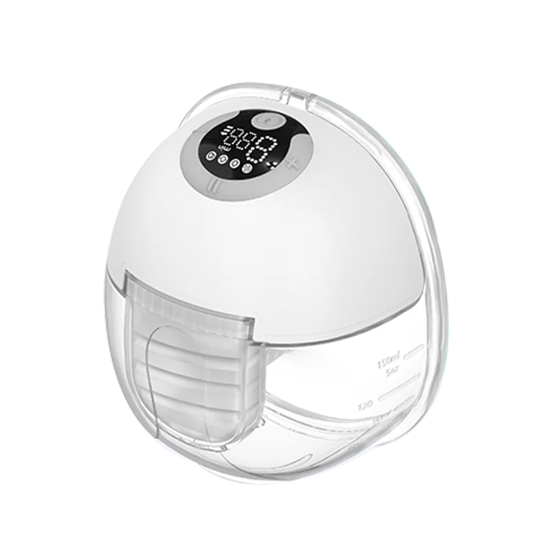 New Launch Rechargeable Wearable Breast Pump 4Modes Free-Hands Silicone Electric for Breast Milk Storage plastic