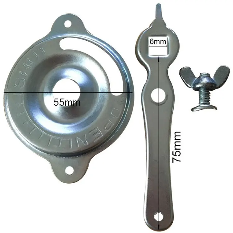 Galvanized Steel Air Duct Volume Damper Regulator Handle for HVAC System