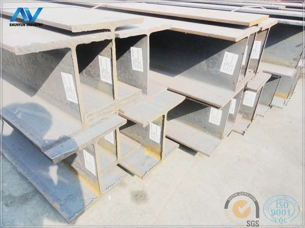 Hot Rolled H Iron Beam/ H Steel / H Channel with grade GB Q235B Q345B carbon steel h beam