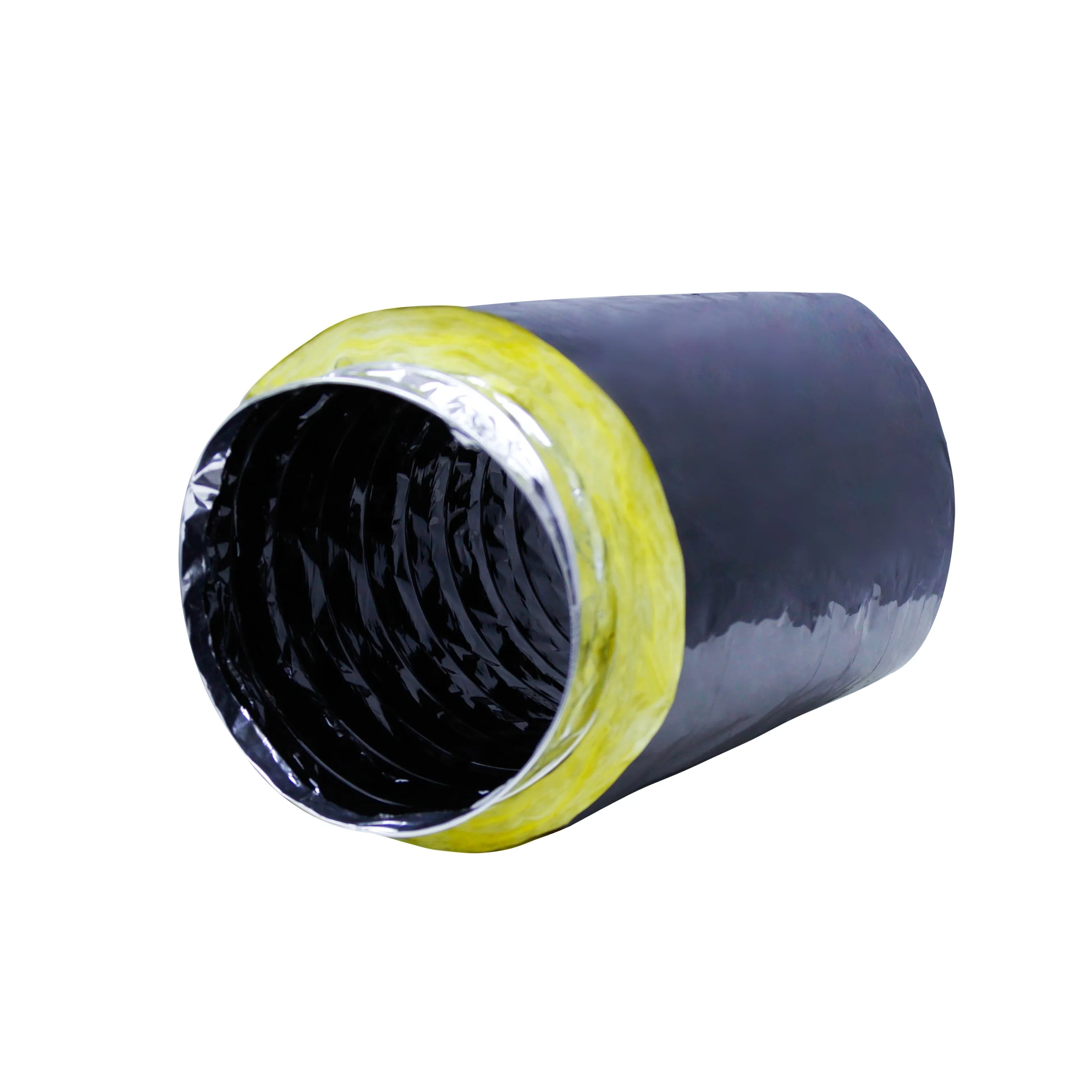 Вентиляция ОВКВ, алюминиевая фольга, изолированный гибкий воздуховод