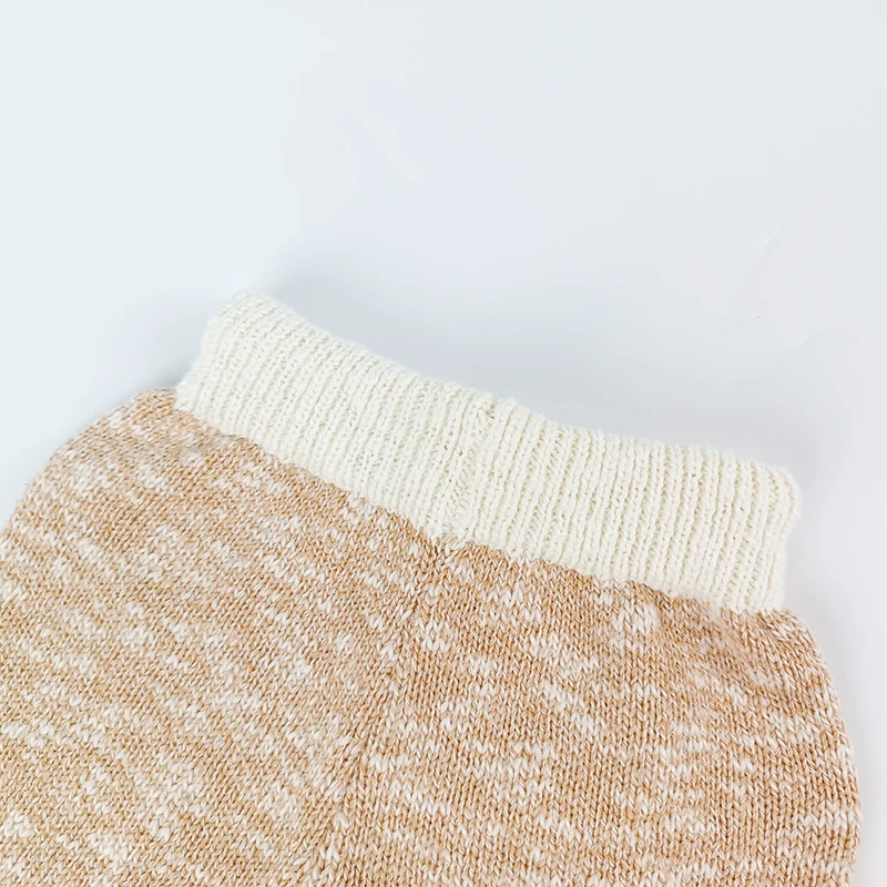 Paleo Baby Knitted Shorts Two Tone Color Custom Adjustable Strap Kids Pants Cotton New Born Baby Knit Shorts Pants