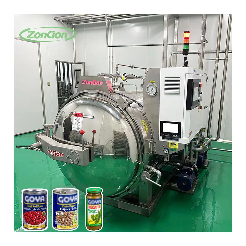 Steam retort high temperature autoclave for tetra pack milk