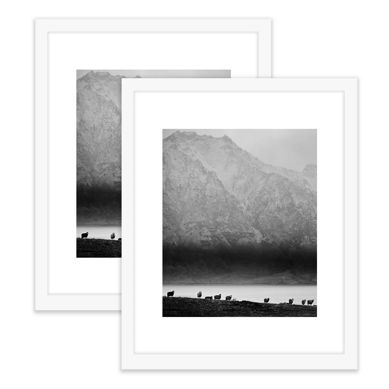 5'6'7'8'  With Mat A4A3A2A1 Black Picture Frame wooden photo frame Photo frame wholesale