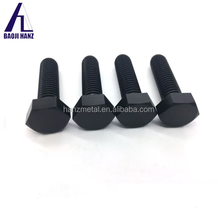 Good quality gr5 hexagonal titanium hex screws bolt for industry