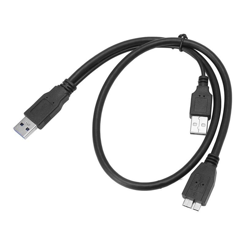 Кабель USB 3,0 Dual Power Y Shape 2 x Type A на Micro B внешний жесткий диск O20 21 Прямая поставка