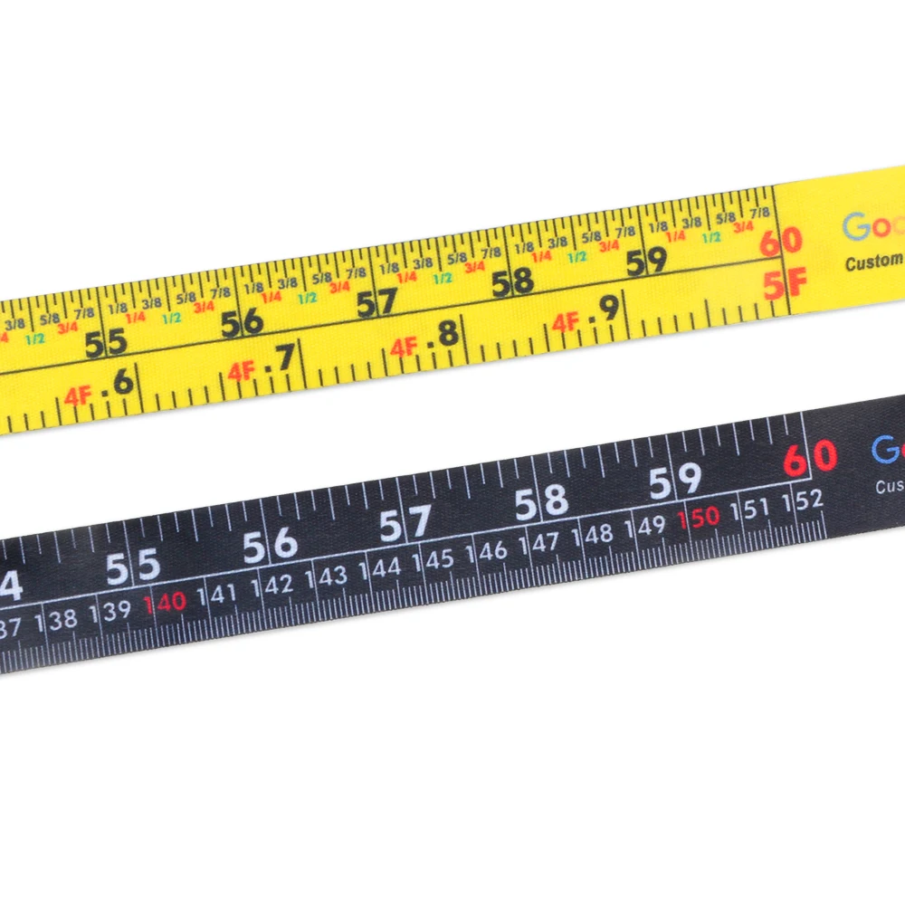 Wintape Custom Full Color Printing  Polyester Cloth Tape Measure, Dual Scale Cloth Sewing Tape Measure,Tailor Ruler