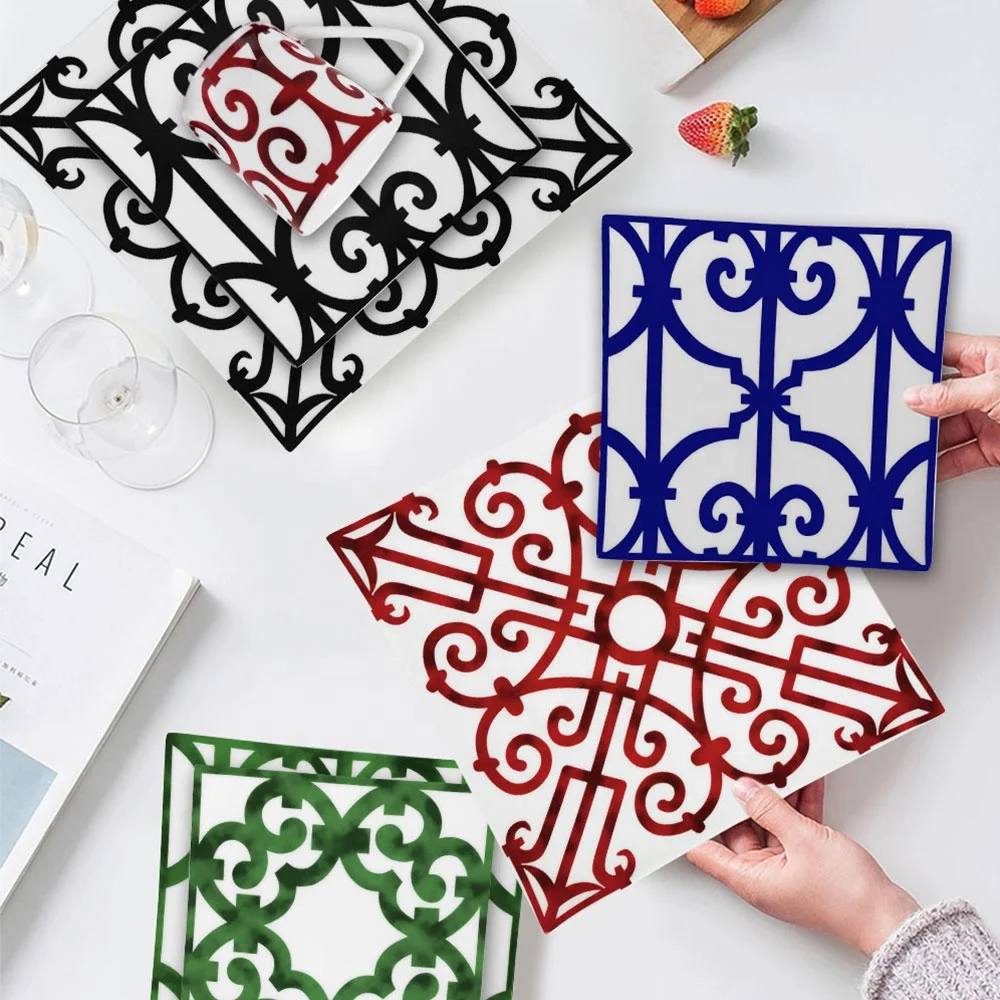 bone china Square ceramic plate Dinnerware Set for Restaurant