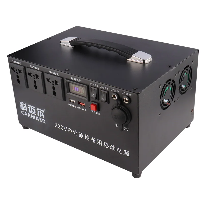 Lithium ion battery portable power station 400w 12V 75000mAh power bank storage supply 110V/220V outdoor generator