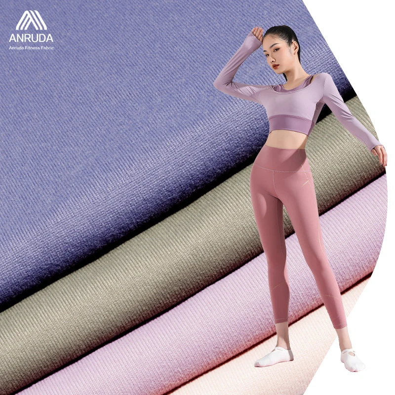 Manufacturer 4 Way Stretch Dry Fit ATY 87% Nylon Cotton-like 13% Spandex Yoga Fabric For Sportswear