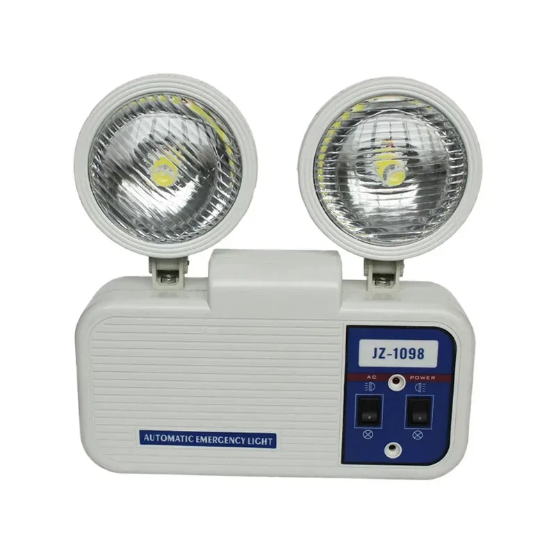 Cheap Made In China L01764 Ac85-265V 6W 3Hours Two Heads Fire Light Emergency Vehicles Lights Rechargeable Led