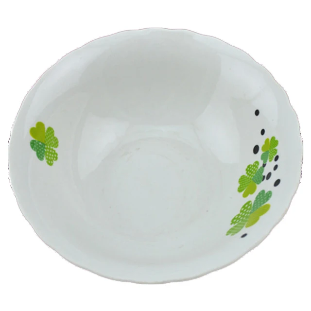 hot selling ceramic bowl with custom decal and porcelain rice bowl soup bowl
