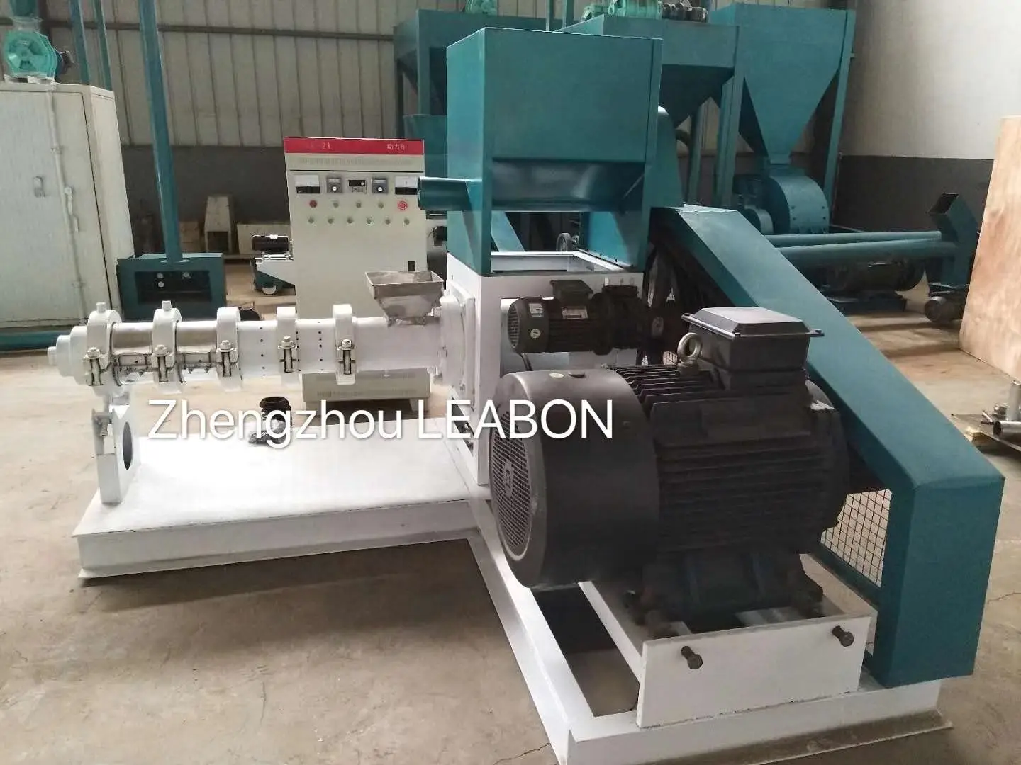 200-300KG/H High Quality Grain Soybean Rice Corn Bulking Machine Animal Feed  Extruder Machine