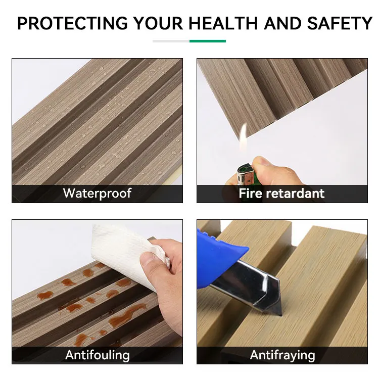 Natural Antisepsis 3D WPC Wall Boards Composite Indoor Wood Plastic Pvc Design Wpc Wall Panel