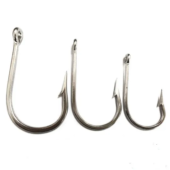 Manufacture directly sale Many different size Stainless steel sea fishing hook