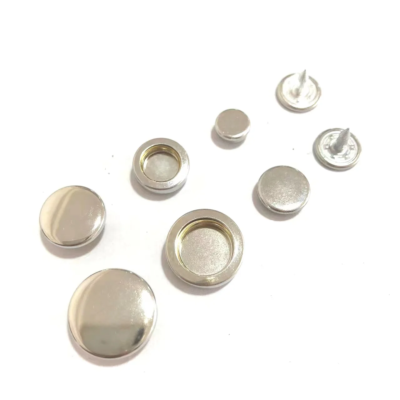 501 503 Metal Double-sided Press Snap Button Stud For Garments Jacket Brass Buttons