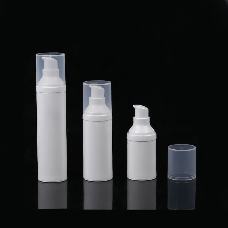 Flacon pompe Botella bomba30ml 50ml 80ml cosmetic plastic pump vacuum cream lotion bottle empty lotion airless bottle
