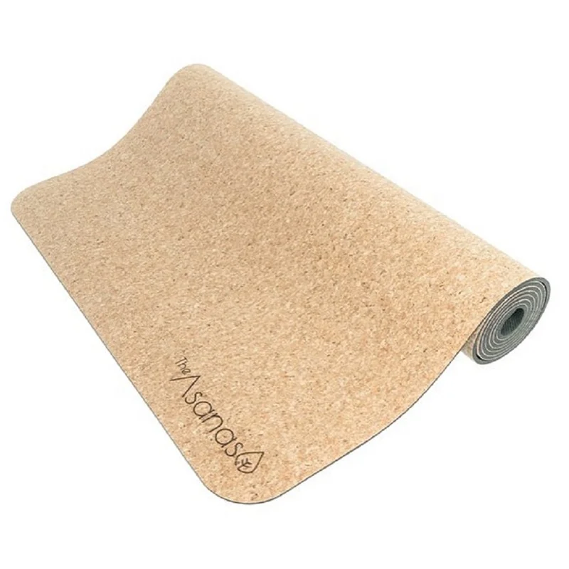 Luxury customized printed eco friendly 100% natural rubber designed pilates mat cork yoga mat