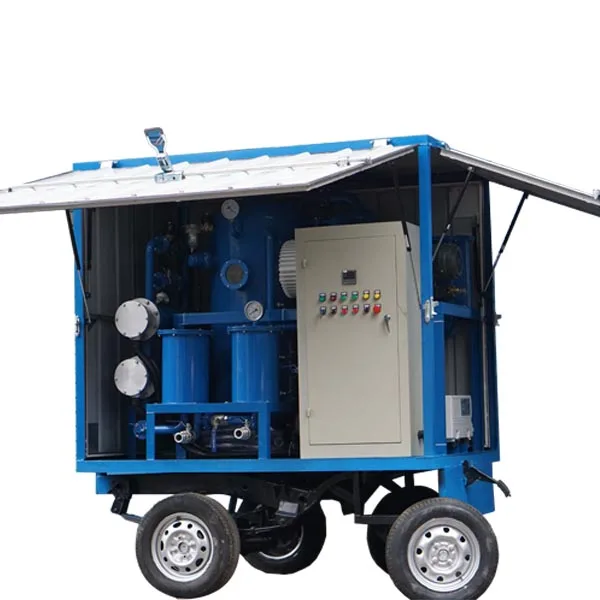 road worthy trailer type used transformer dielectric oil dewatering and filtration centrifuge machine
