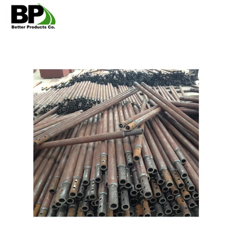 Helical Pile System in Farming & Living Ground helical Piles Installation Machine Foundation Systems for Civil building