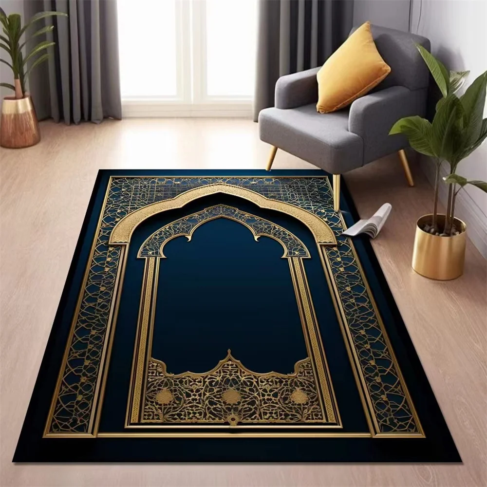 Manufacturer Turkey Sajadah Muslim Prayer rug praying mat Islamic coral velvet in China carpets and rugs praying mat islamic