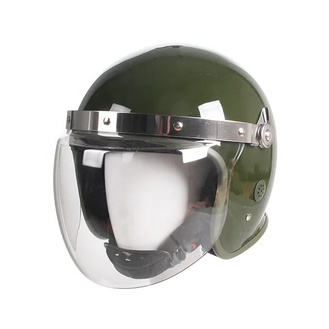 
ABS Army Green Anti Riot Helmet Tactical European Security Guard Duty Protection Patrol Riding Helmet With Visor 