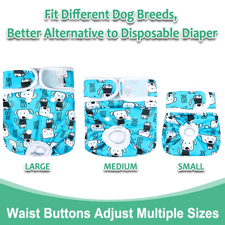 Famicheer washable dog diapers female in bulk free sample dog pamper quality diapers