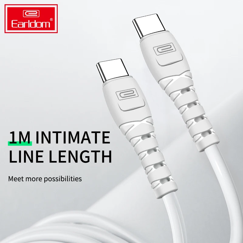 Earldom PD USB C Cable,Supercharge Type C Charger 5a,USB A to Type C Charging Cable Fast Charge for Samsung S20