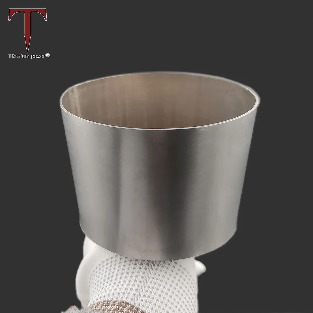 Tanium Customizable Titanium Reducer Polished Cones Tube Wall Thickness 1.0mm Concentric Transition Pipe for Vehicle