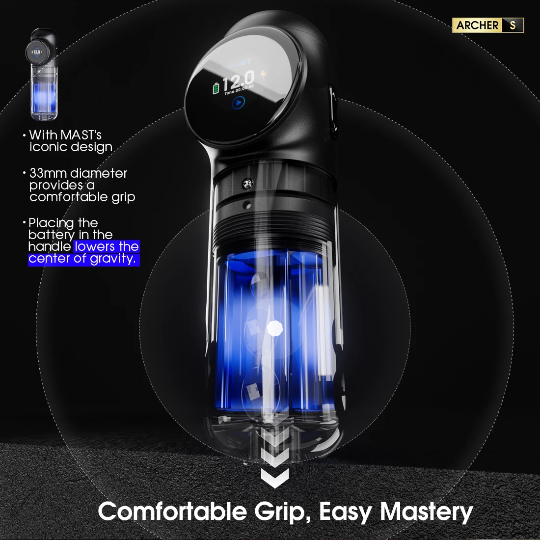 Dragonhawk Mast Archer S Mini Brushless Motor Wireless Tattoo Pen Machine Electric