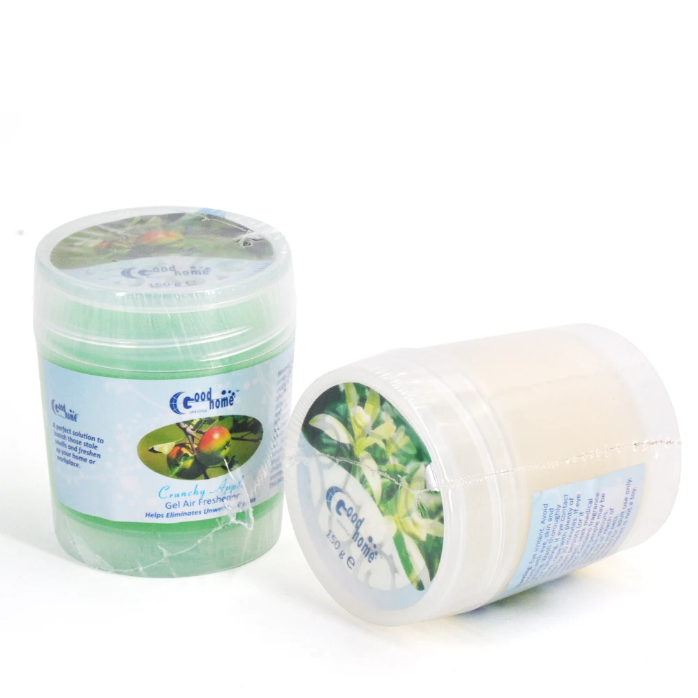 Custom Solid Air Freshener Gel Plastic Car Toilet Gel Air Freshener Containers Empty Jar Manufacturers Air Gel Freshener