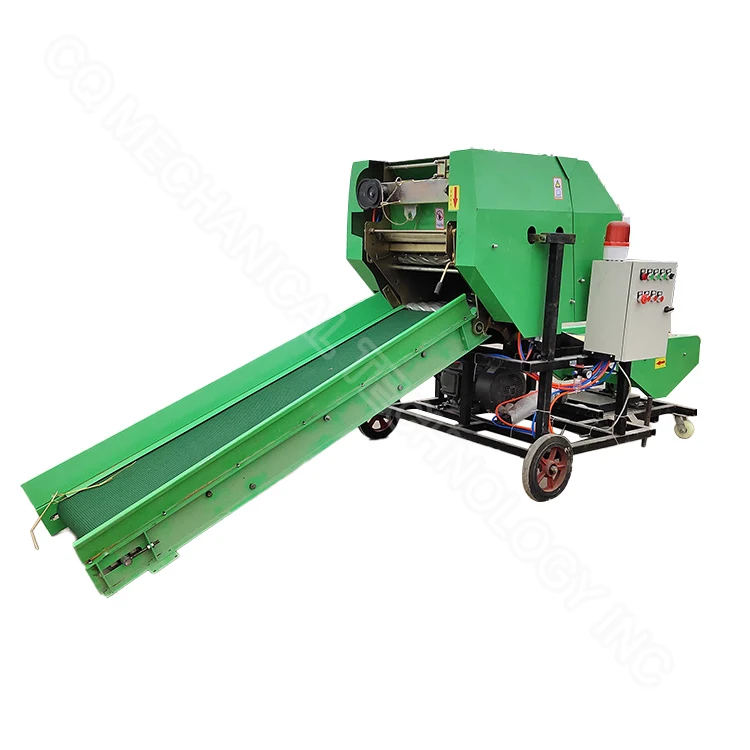 High quality mini roll hay baler 3 point hitch hay baler tractor
