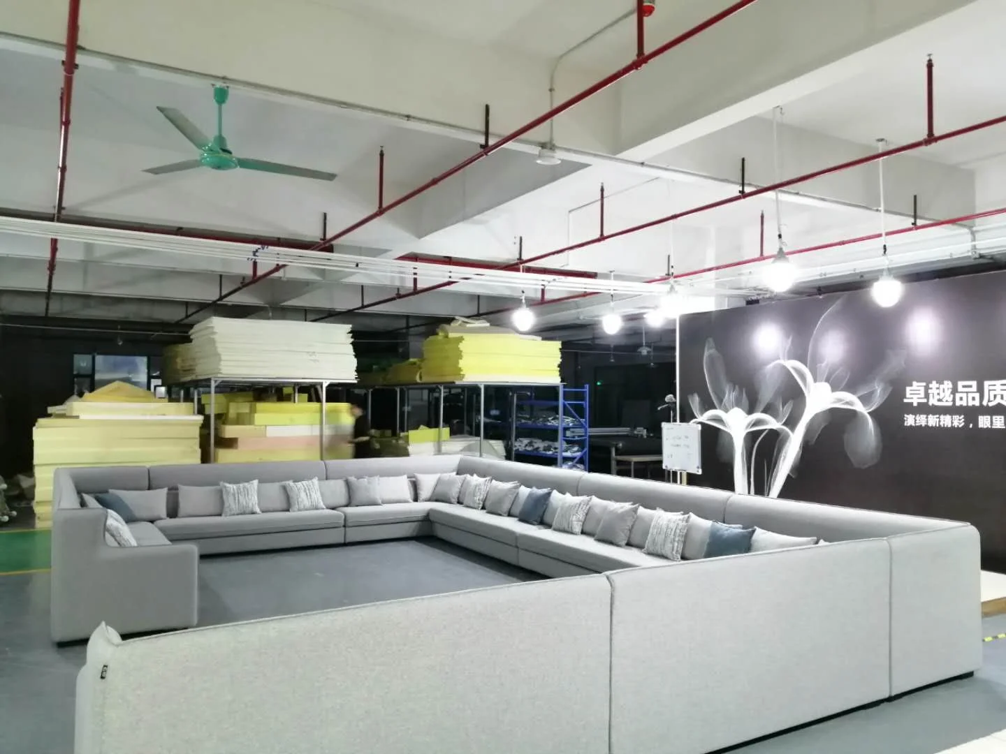 
Modern Fabric Large Corner Sofa Set Living Room Furniture Leather Designs Big Corner Sofa Set U Shape Modular Sectional Sofa Set 