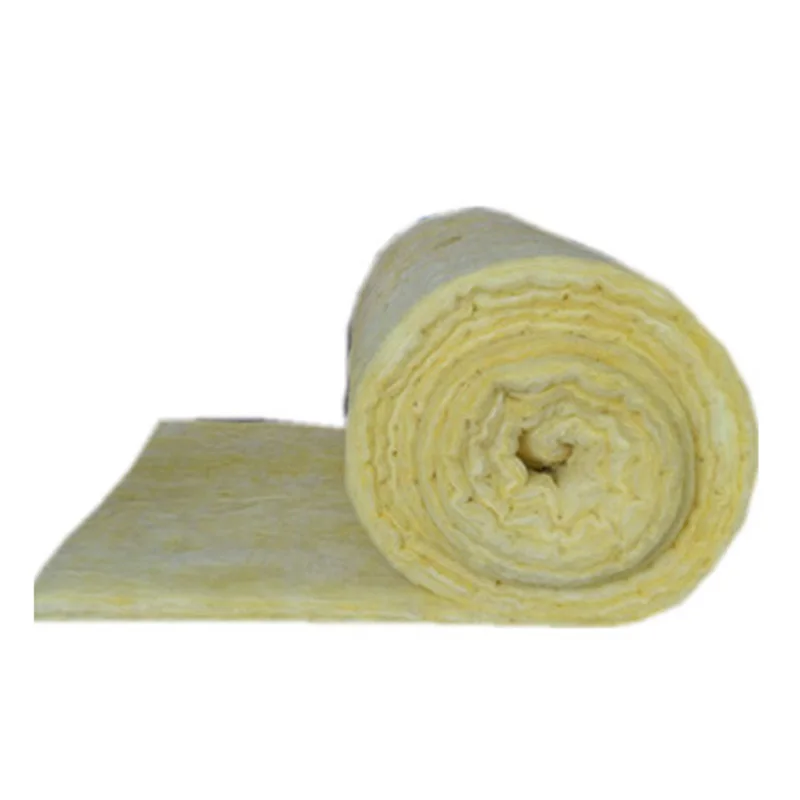 China factory heat thermal insulation materials roofing yellow or chocolate wool fiber felt glass wool blanket
