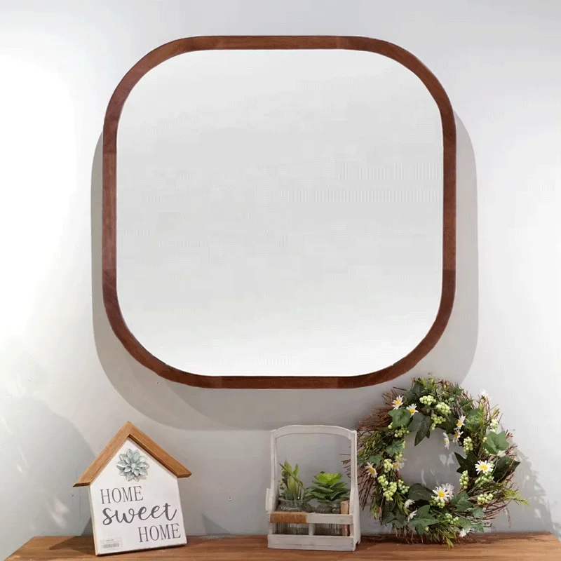 Wholesale Wall Mirrors MDF Mirror  Frame Decorative For Home Decor Modern Wall Mirror Decoration Living Room