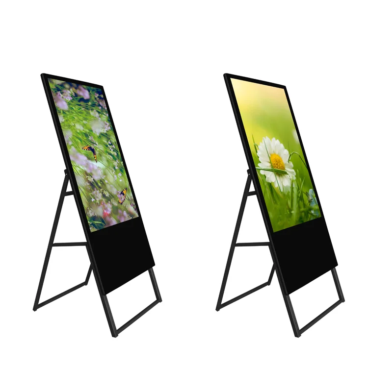 49 Inch Portable Lcd Screen Advertising Display Digital Signage Player for Restaurant Floor Standing Tablet Kiosk SDK 45 178/178
