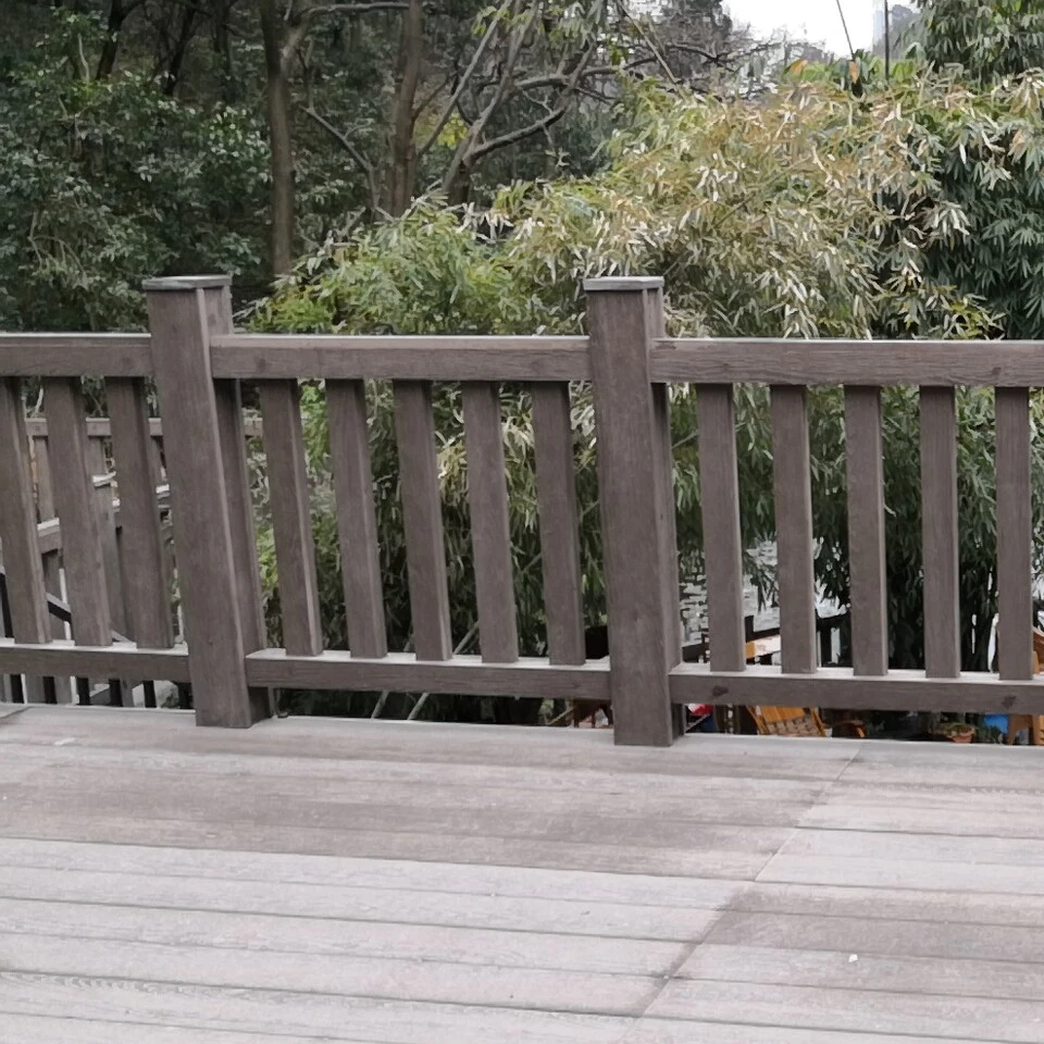 Patio/terrace railing fiber cement staircase railing cement balcony railing designs fiber hand banisters