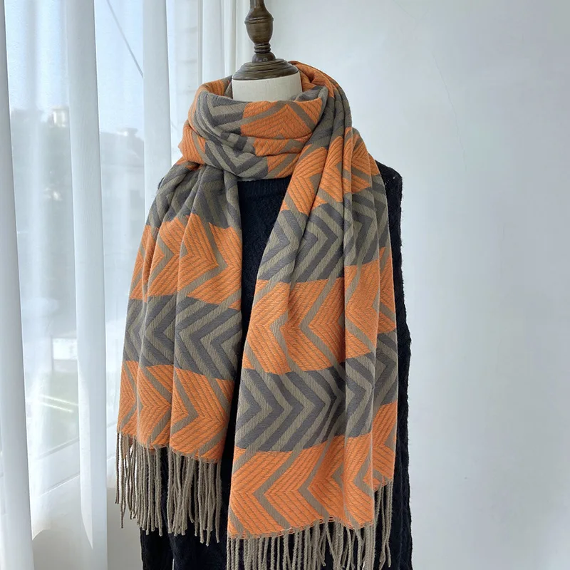 Autumn and Winter British style plaid soft and comfort scarf pashmina shawls