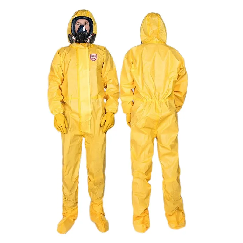 High Performance Type 3 Hazmat Suit against Chemical Jet