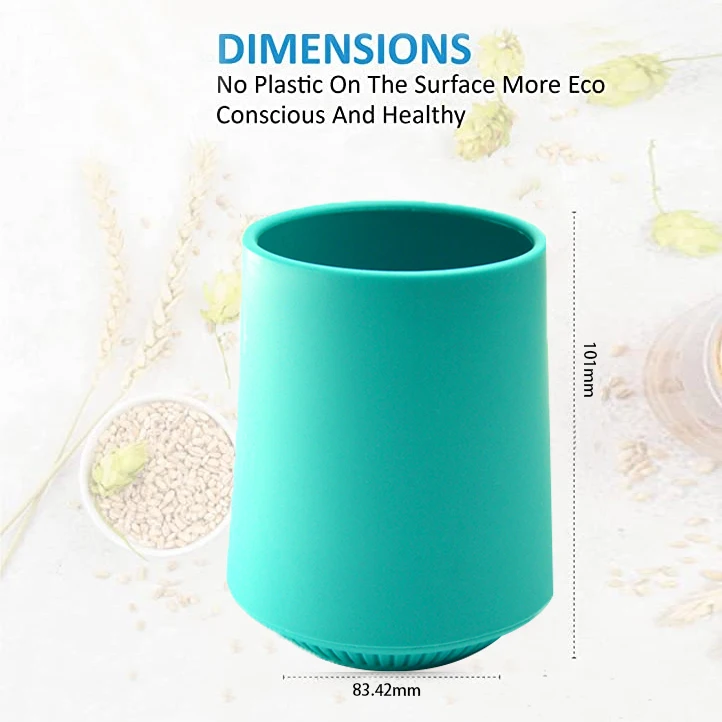 Экологичная небьющаяся многоразовая чашка для питья индивидуальная Пищевая силиконовая пива вина воды