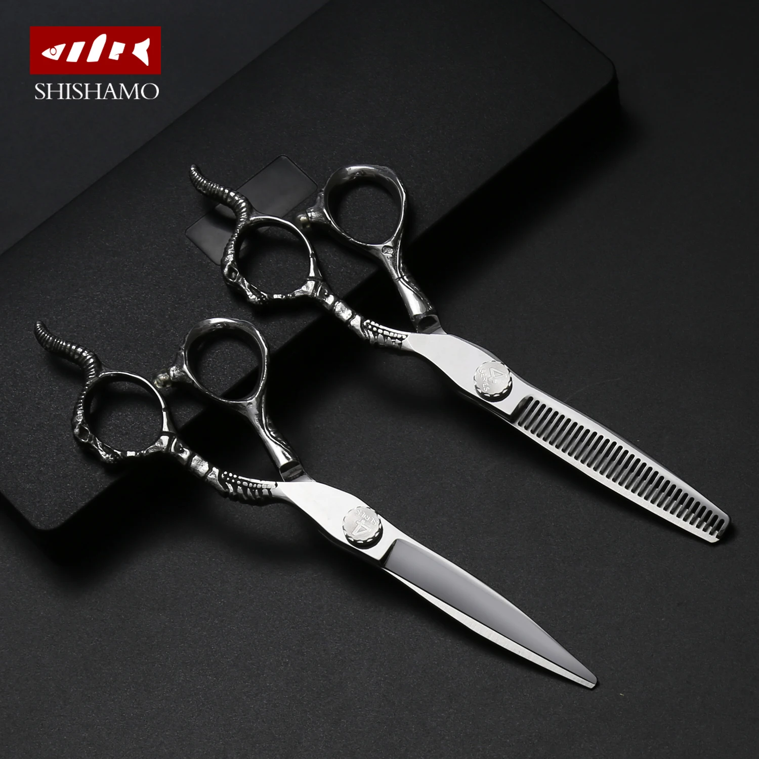 Premium Japan VG10 Steel CNC High quality Barber scissors Hair Thinning scissors Kit Shears for Salon Tijeras