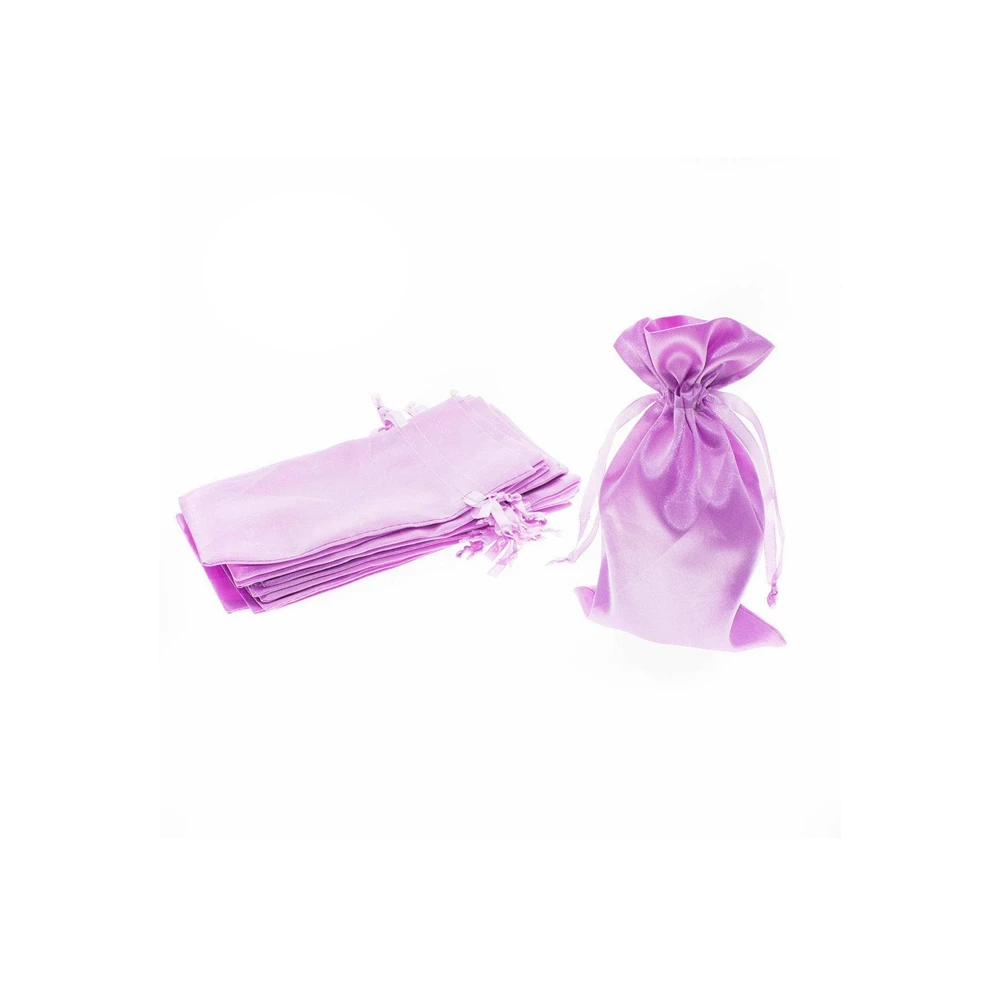 Custom Logo Gift Packing Bag Drawstring Cosmetic Bag Satin Bag Pouch