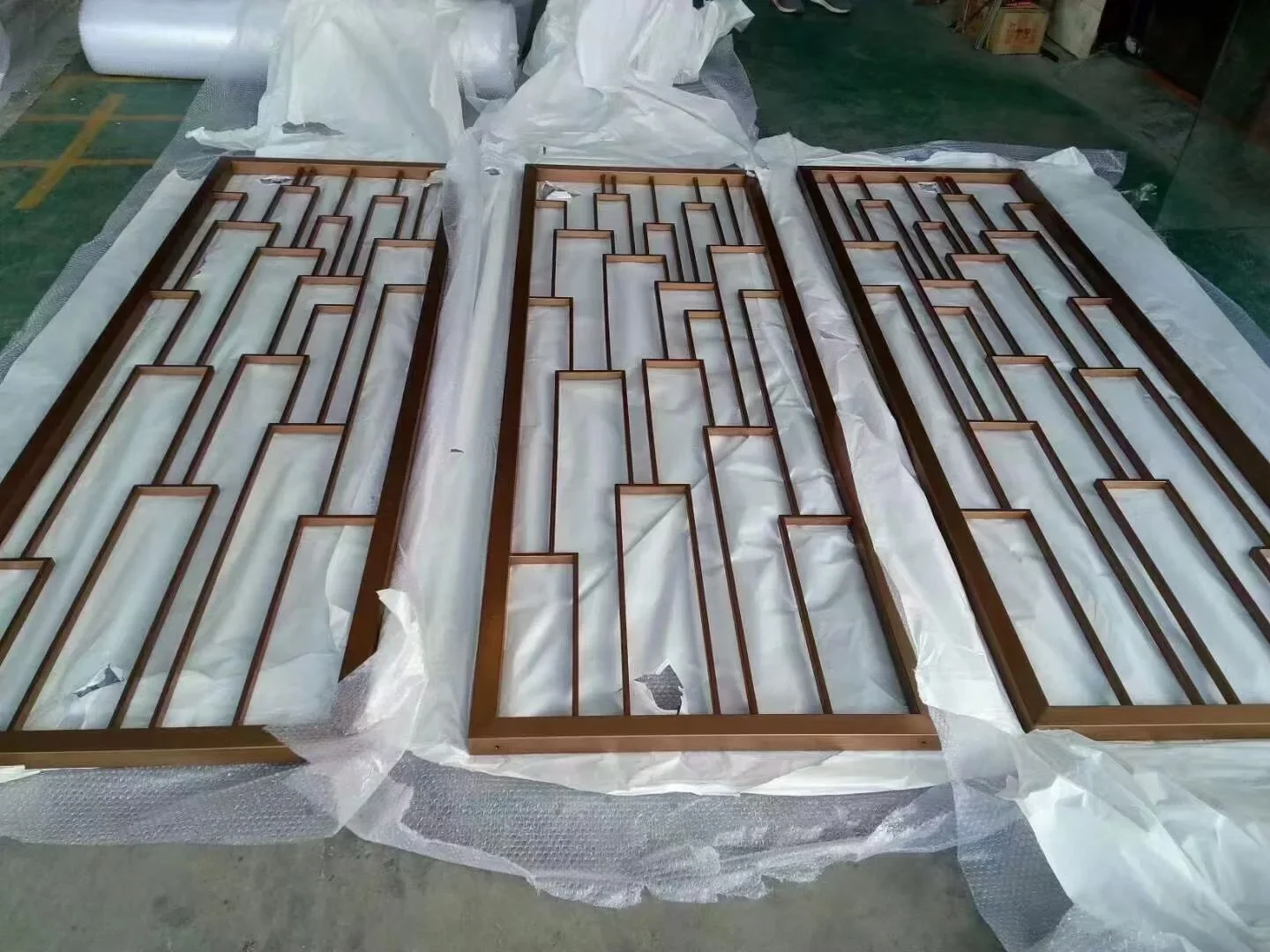 ECT customized Laser Cut Corten Steel Garden Screen Panels metal screen