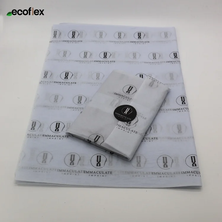 
Personalised Clothes Apparel Packaging Sheets 50X70 White Tissue Wrap Paper 