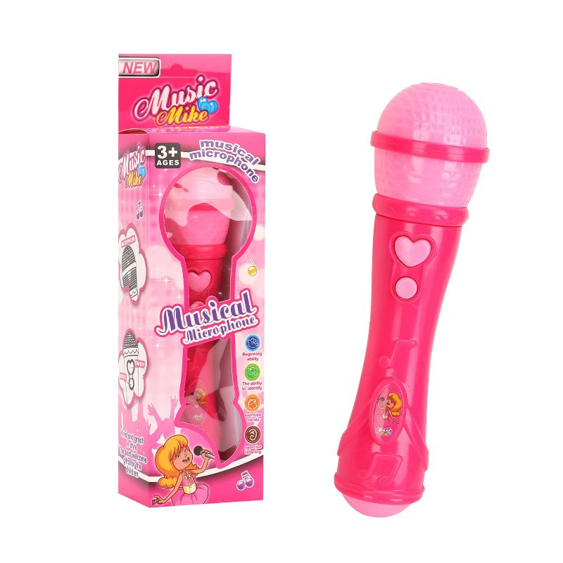Handheld Portable Wireless Karaoke Children Fun Toys Early Childhood Education Musical Toy Microphone