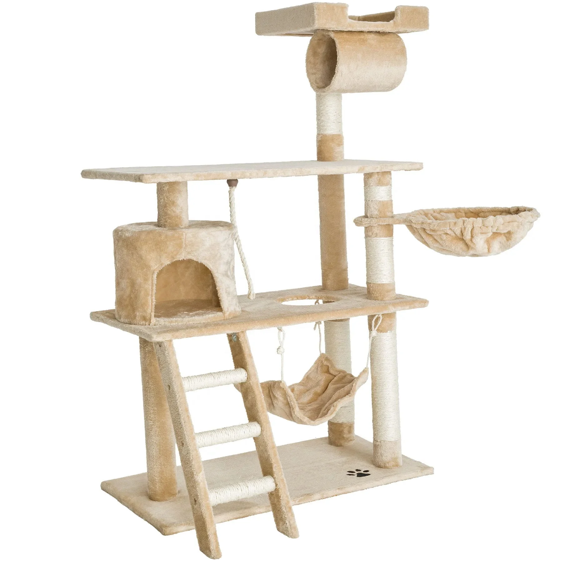 Wholesale Modern Cat Tree Scratcher Indoor Cat Condo Tower Cat Activity Tree K1225