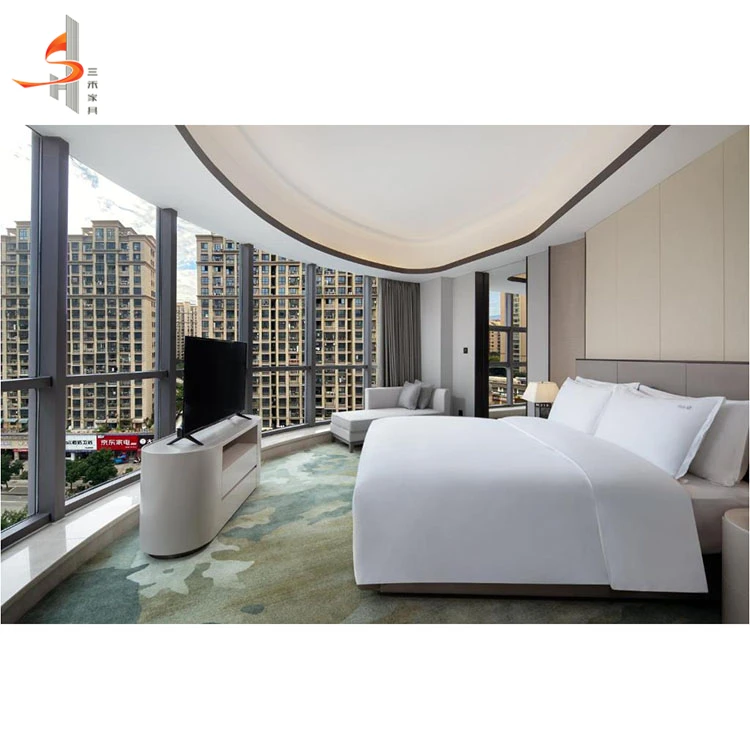 Wood Panel Hotel Bed Furniture For Modern Furniture Hotel Bedroom Sets