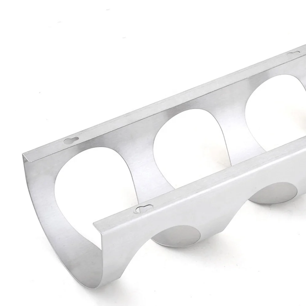 
Professional high quality Stainless Steel Wall mounted Wine Rack 